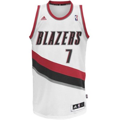  NBA Portland Trail Blazers 7 Brandon Roy New Revolution 30 Swingman White Jersey